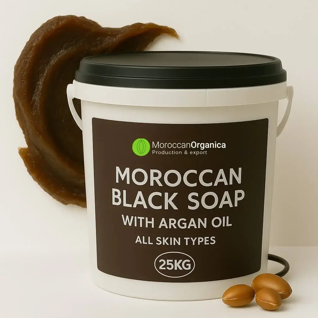 Moroccan Black Soap with Argan oil 25 Kg- 6.604 Gallon