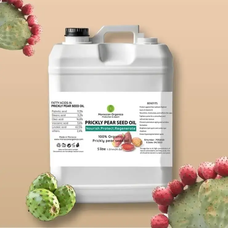 Prickly Pear Seed Oil 5 L -1.32086 Gallon