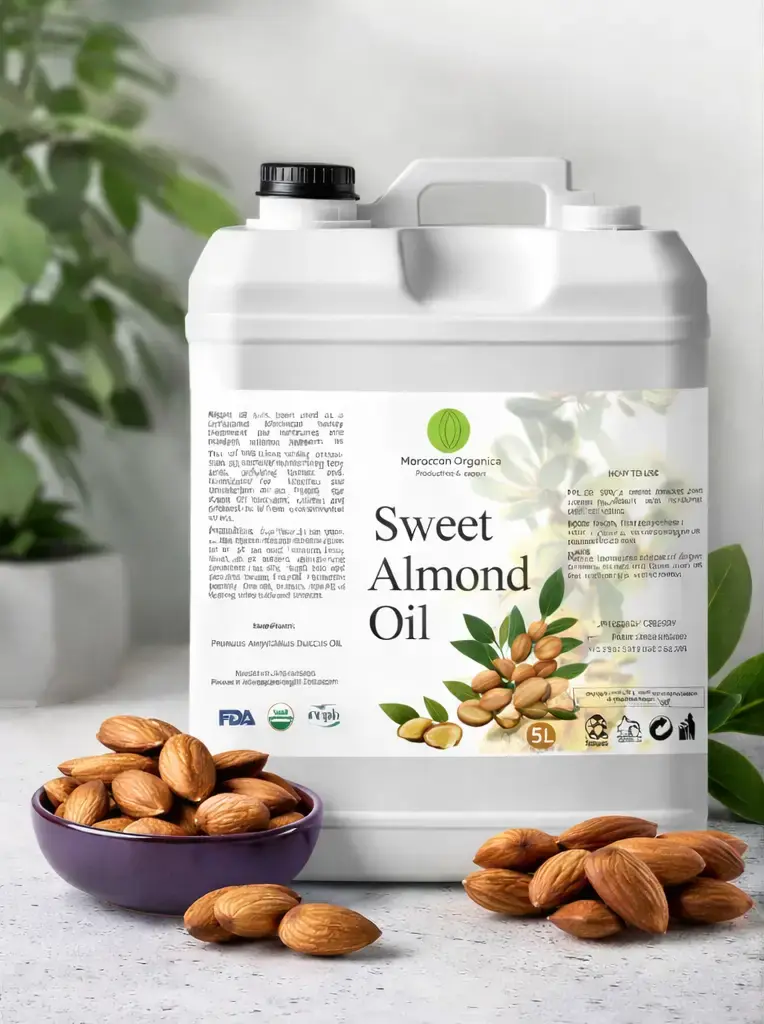 Sweet Almond Oil 5L – 1.32 Gallon | 100% Pure Cold Pressed